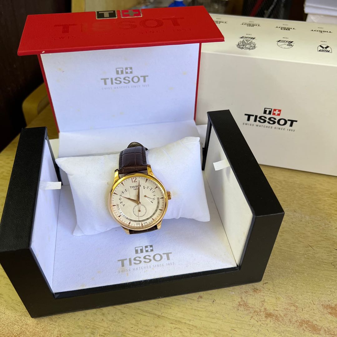 Tissot Perpetual Calendar Watch, Luxury, Watches on Carousell