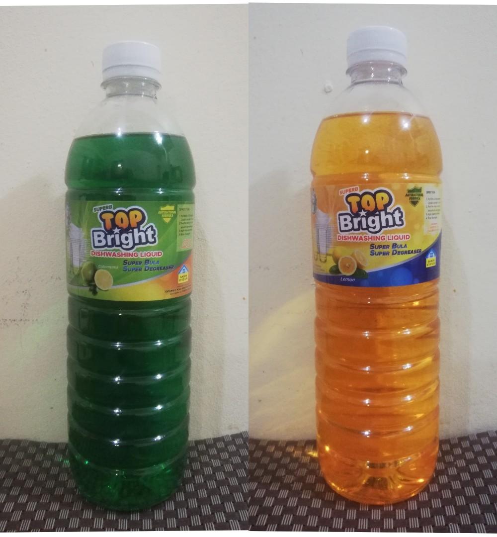 Top Bright Dishwashing Liquid, Furniture & Home Living, Cleaning & Homecare Supplies, Cleaning