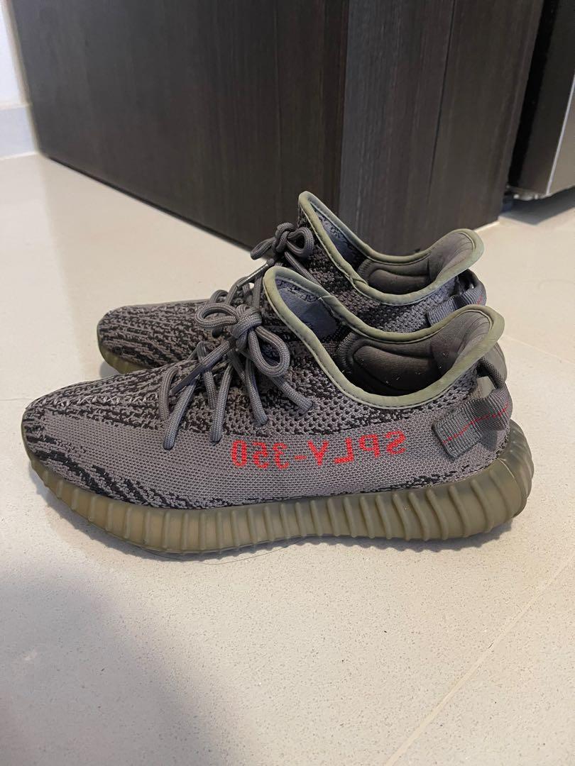 Used US 8.5 UK 8 Yeezy Boost 350 v2 Beluga 2.0 Men s Fashion