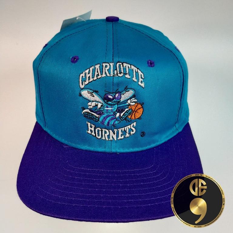 Vintage With Tags 90's NBA Official Charlotte Hornets Spellout Snapbac –  Chop Suey Official