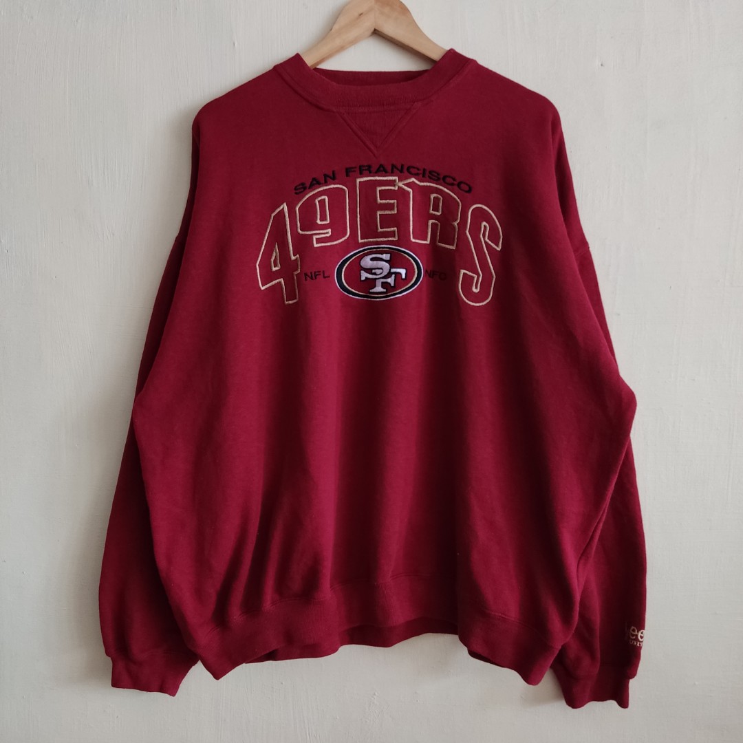 Vintage Lee Sport San Francisco 49ers Hooded Sweatshirt XL 90s Football