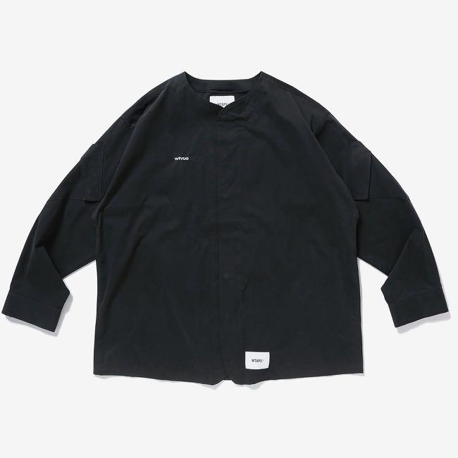 22SS WTAPS SCOUT LS NYCO. TUSSAH 2 BLACK-