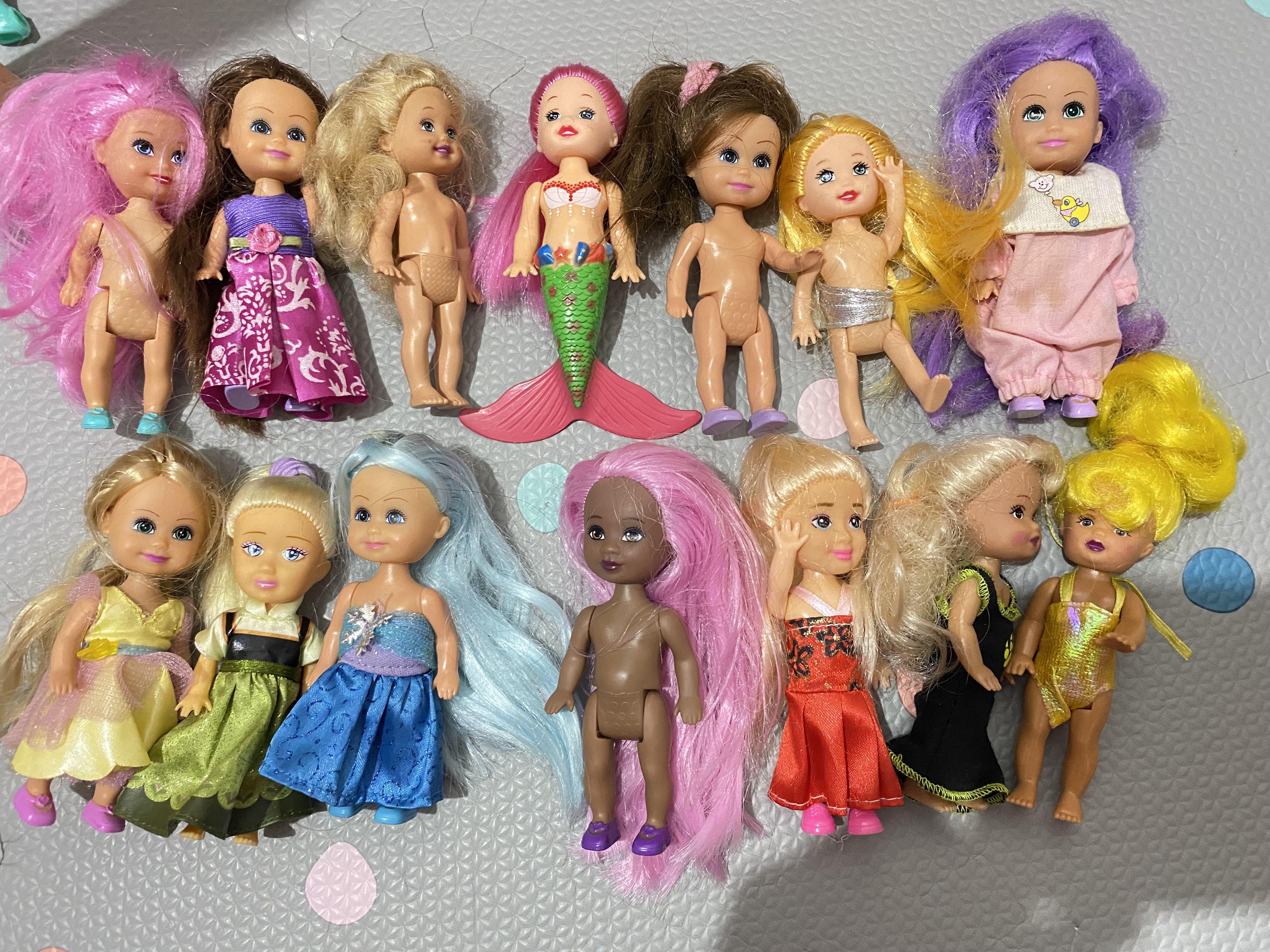Mattel shop mini dolls