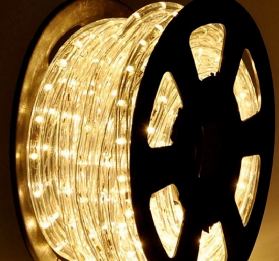 100 Meters Led Round Tube Rope Light, Furniture & Home Living, Home ...