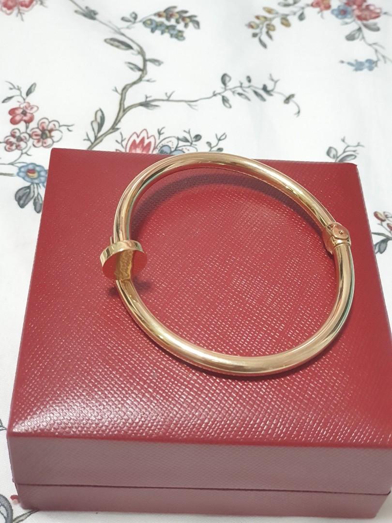 Open cartier shop nail bracelet