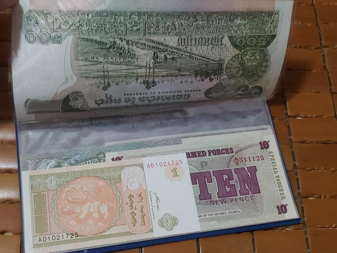 世界鈔票..泰國越南2元,500元等,總數15張, 興趣及遊戲, 收藏品及紀念品, 錢幣- Carousell