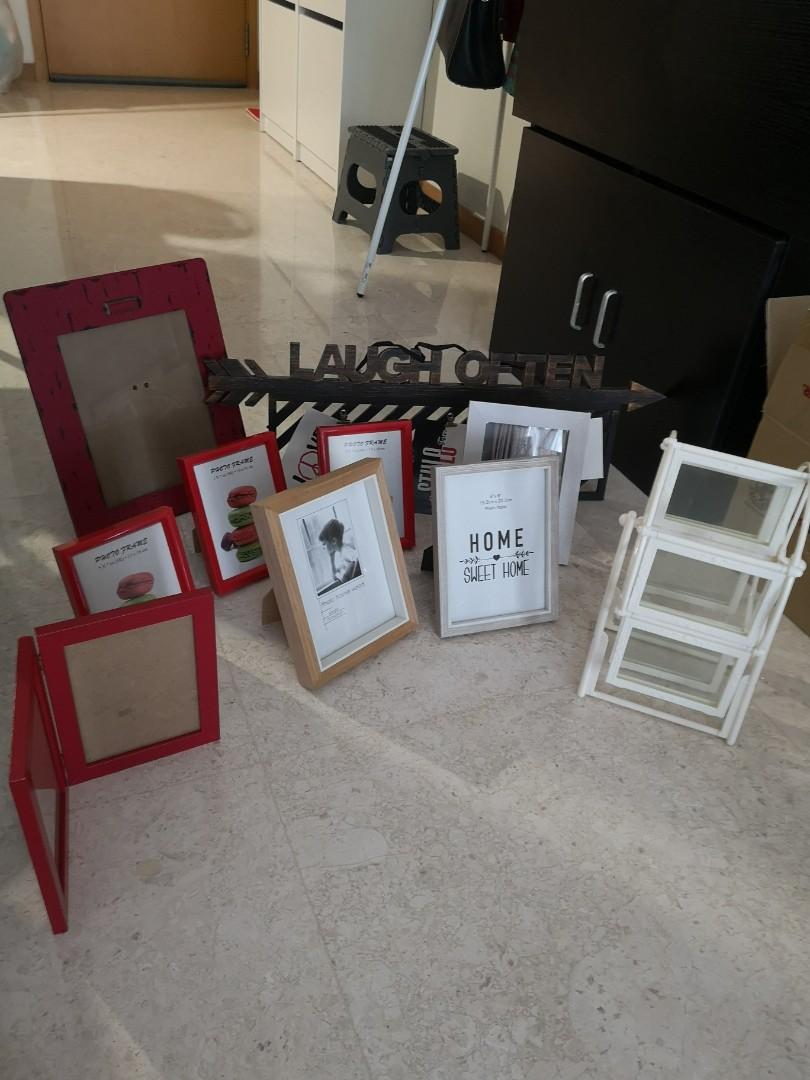 2 big ikea frames + bunch of small frames, some of them brand new