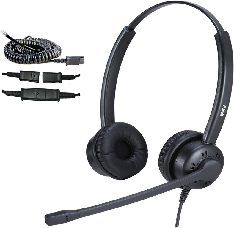 Xintronics Telephone Headset RJ9 Mono with Noise Cancelling Mic for Aastra 