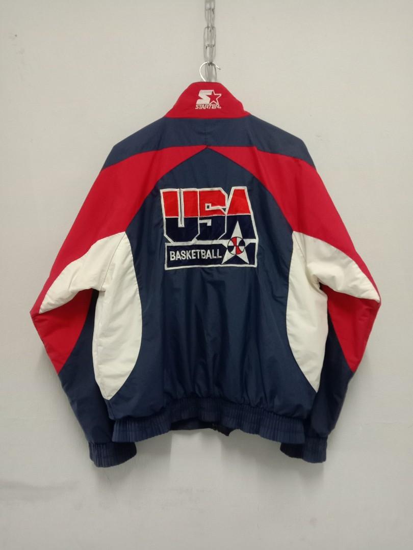 90s Starter USA Basketball Jacket Men s Fashion Coats Jackets