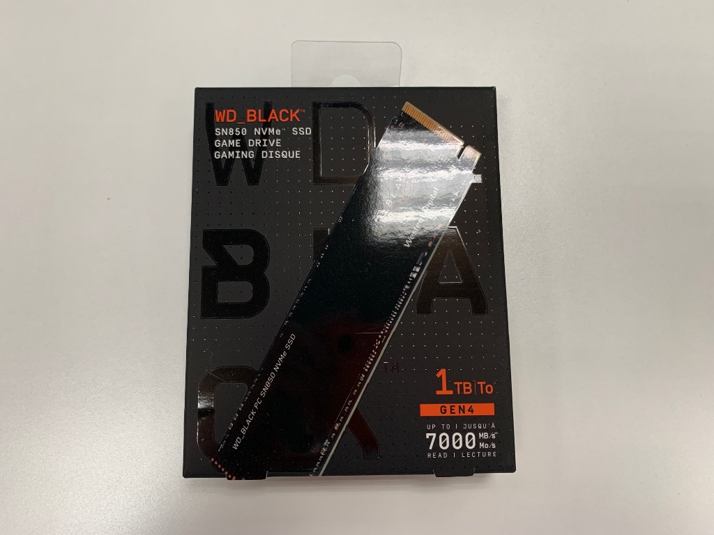 全新正貨] 未開封Western Digital WD BLACK SN850 NVMe SSD 1TB 固態硬