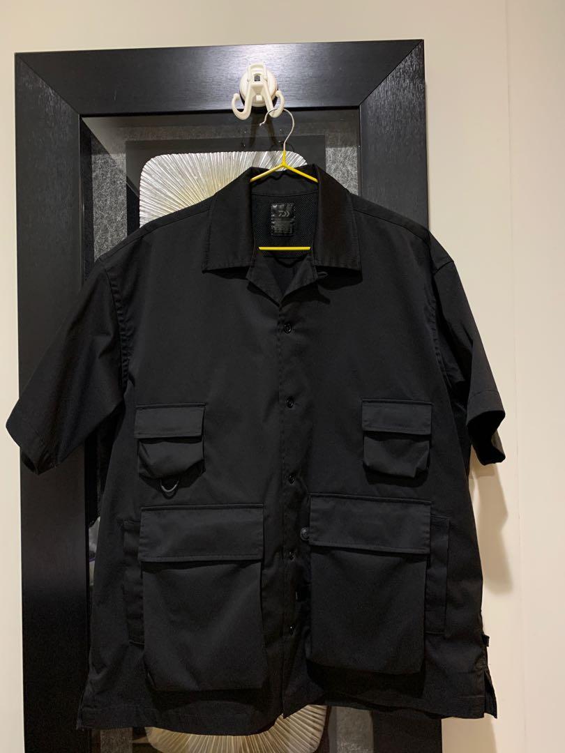 daiwa pier39 × GeoffMcFetridge techシャツ L TECH BUTTON DOWN SHIRT L/S | DAIWA PIER39(ダイワ ピアサーティ