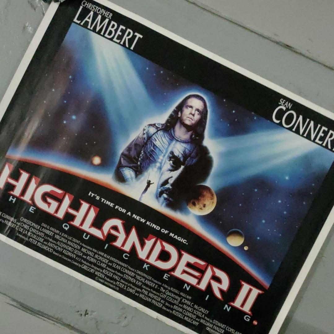 highlander 2 movie poster