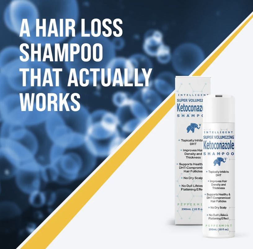 (現貨) Intelligent Super volumizing Ketoconazole Shampoo 防脫髮洗頭水, 美容＆化妝品, 健康及美容 頭髮護理 Carousell