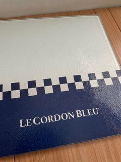 🇬🇧 Le Cordon Bleu Glass Pot Holder/ Chopping Board / Serving Tray