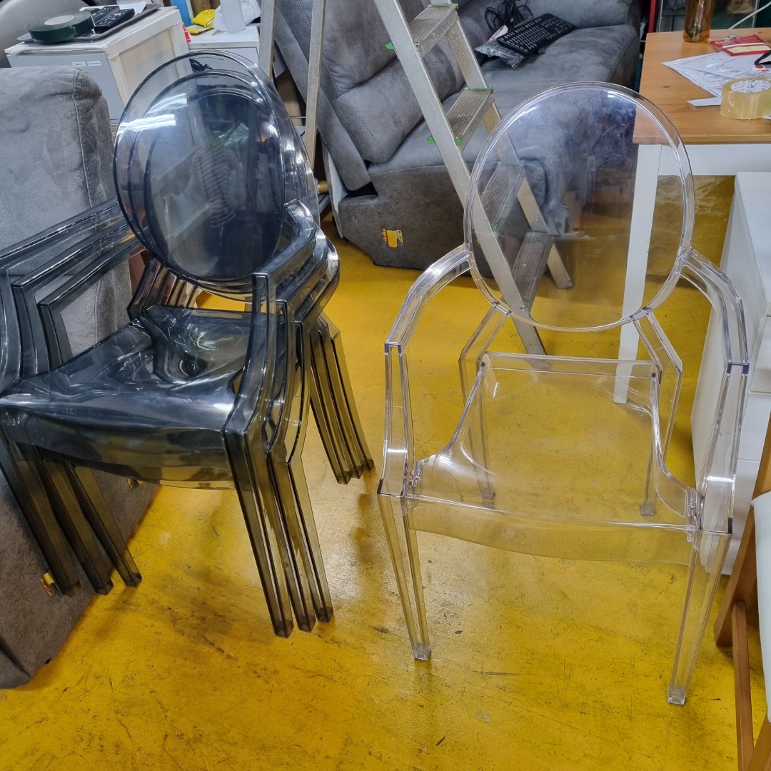 Acrylic chair, Furniture & Home Living, Furniture, Chairs on Carousell