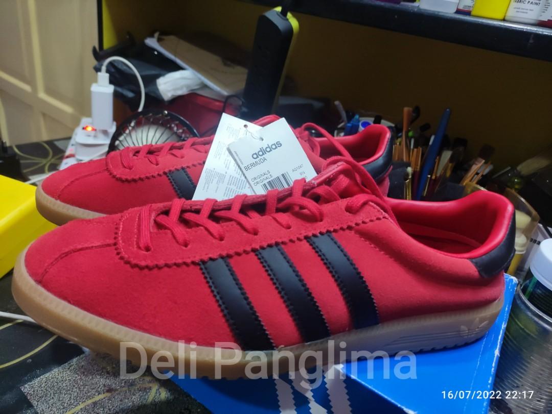 Adidas bermuda outlet red black
