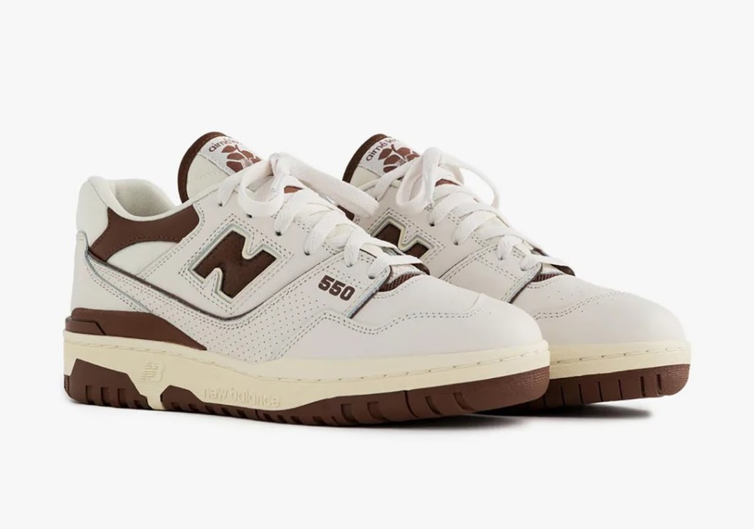 Aime Leon Dore ALD New Balance NB P550 Basketball Oxfords Brown