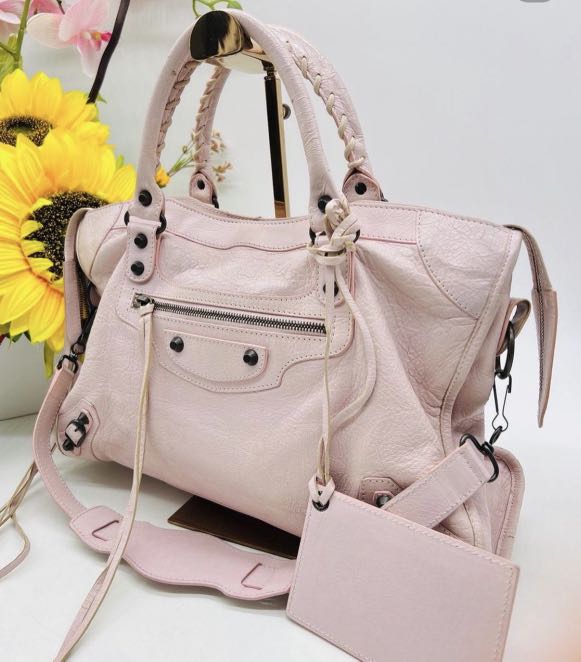 Light pink sales balenciaga bag