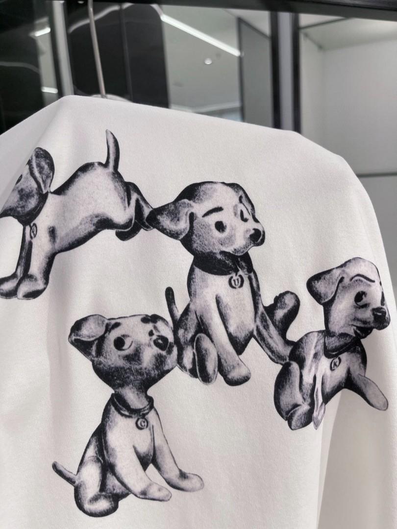 Celine dog print T-shirt. brand new never worn with - Depop