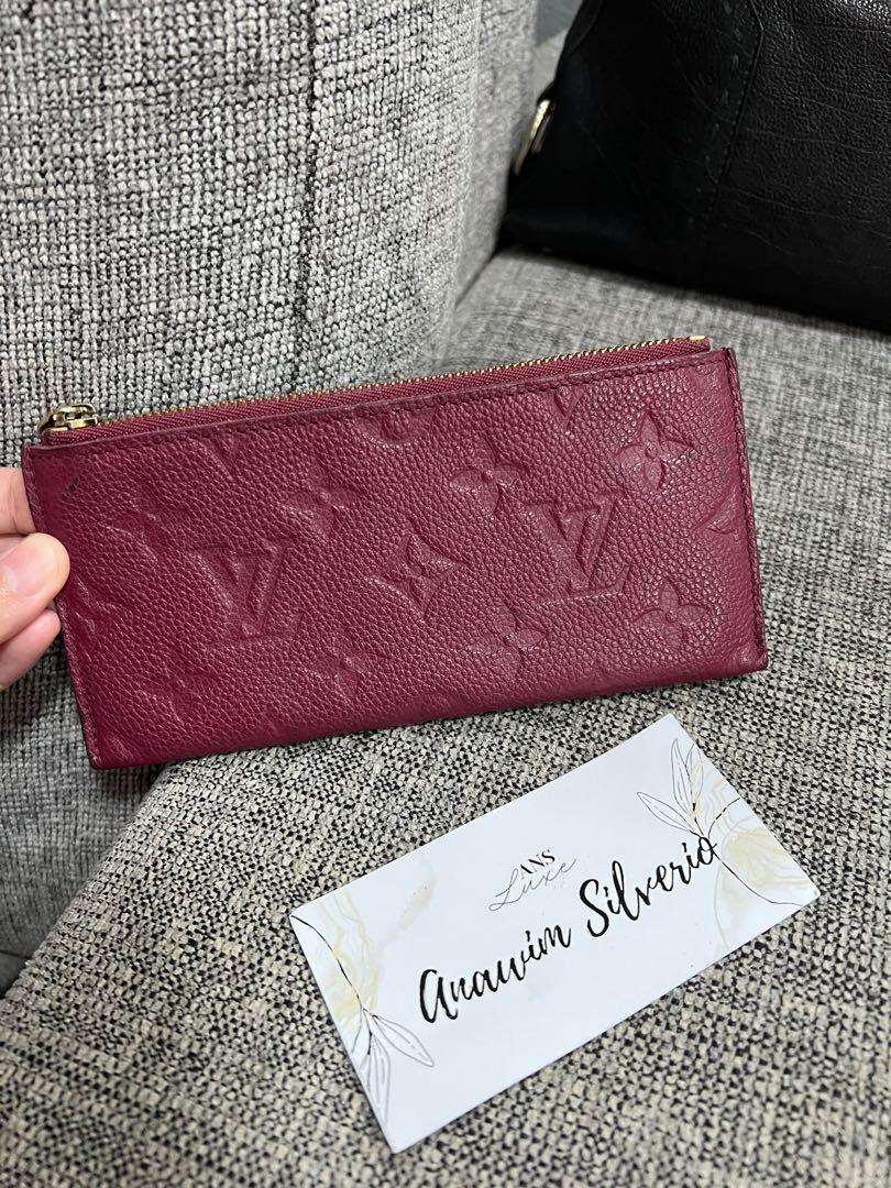 Louis vuitton wallet with hot sale insert