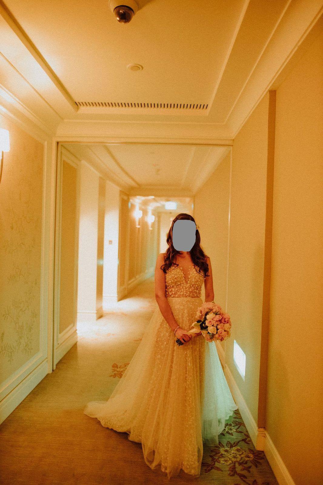 Berta muse Demi wedding gown