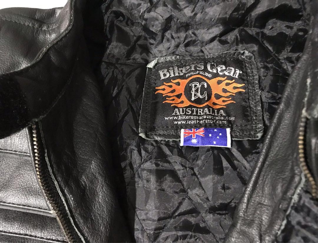 Bikers gear top leather jacket