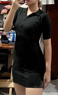 Fitted top polo dress