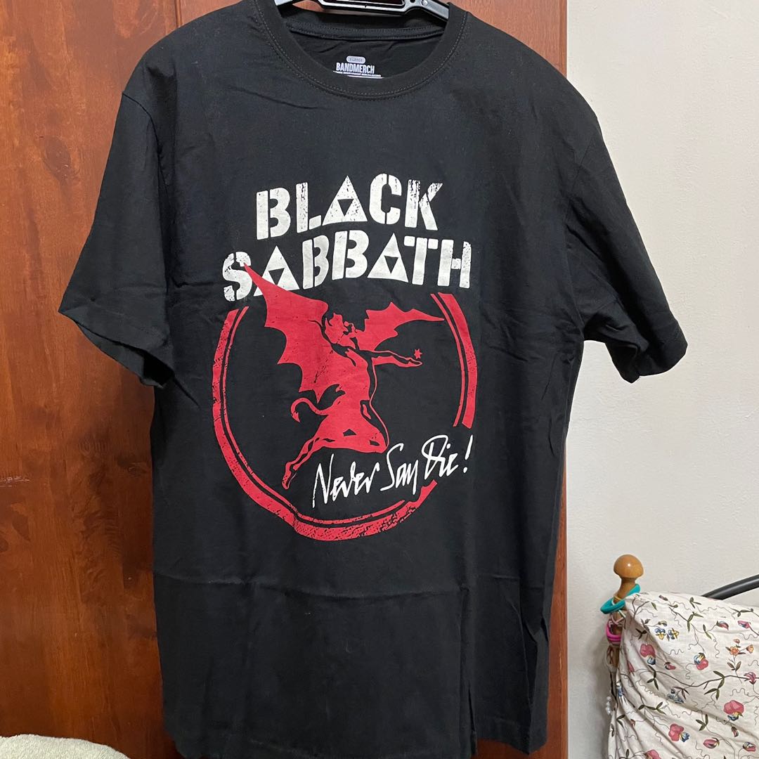 BLACK SABBATH BANDMERCH T-SHIRT, Men's Fashion, Tops & Sets ...