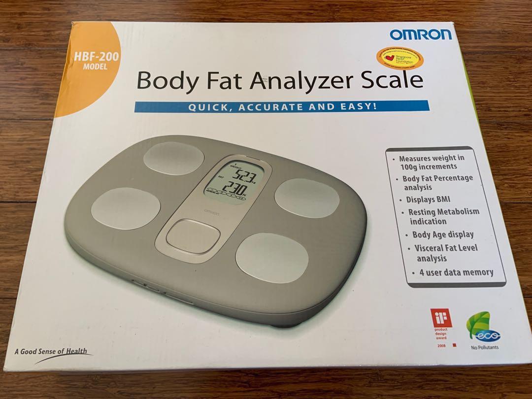 Body Fat Analyser Scale, Health & Nutrition, Health Monitors & Weighing