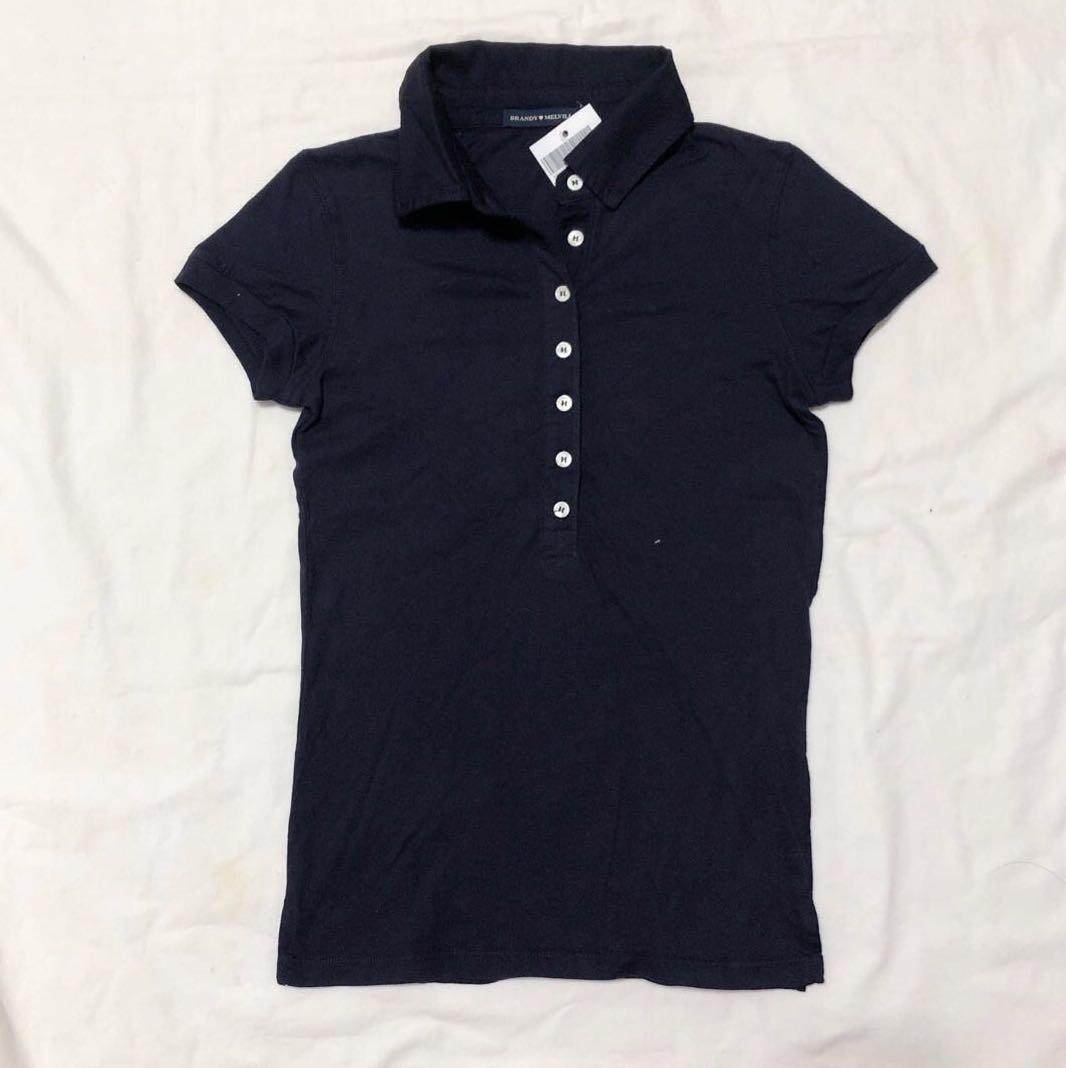 Brandy melville beatrice polo top, Women's Fashion, Tops, Shirts