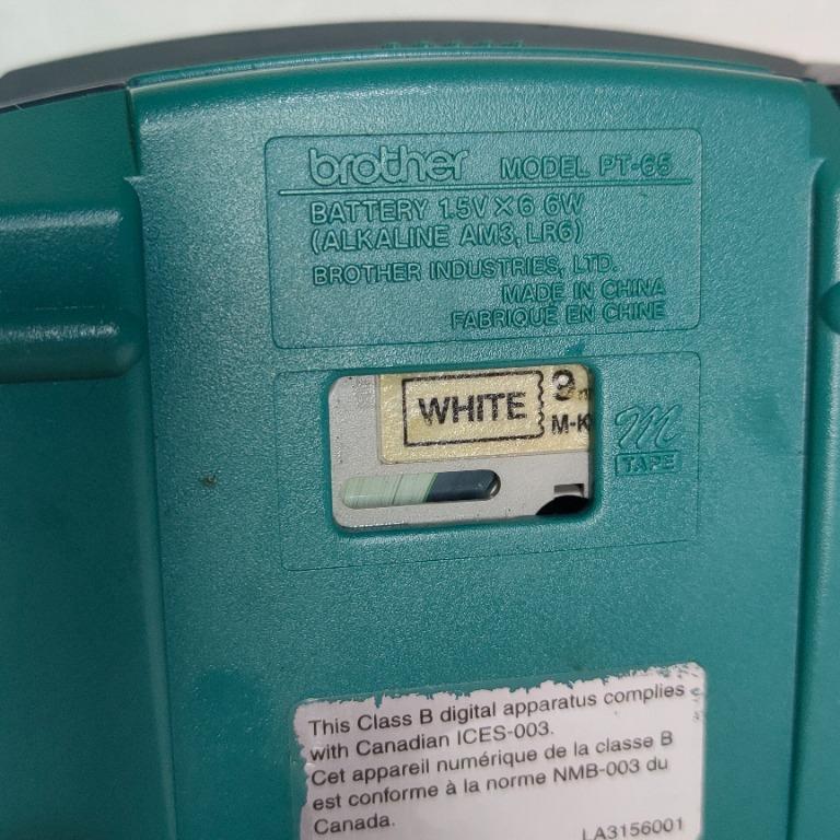 Brother PT-65 Label Printer/Maker, Computers & Tech, Printers ...