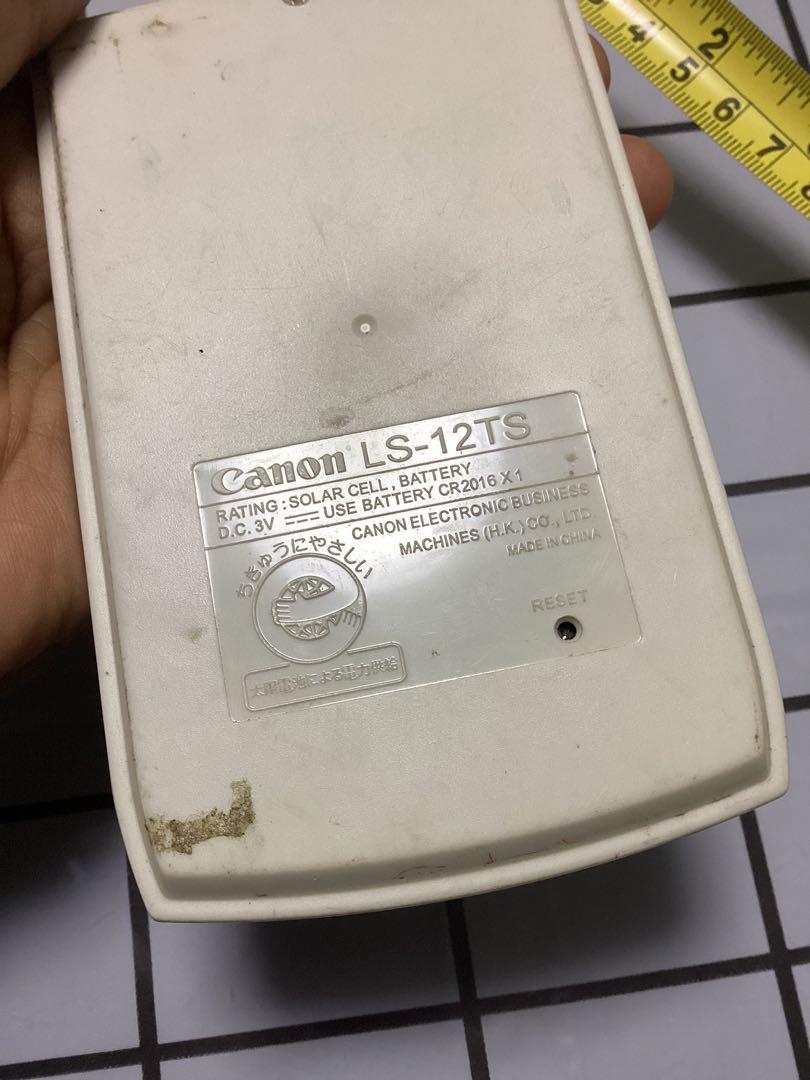 Canon Calculator (Category: Office & Business Technology) located in Baliuag. Submitted by importeditemsbykimi (Listing ID 1173304849, Image 3). Description: Working.