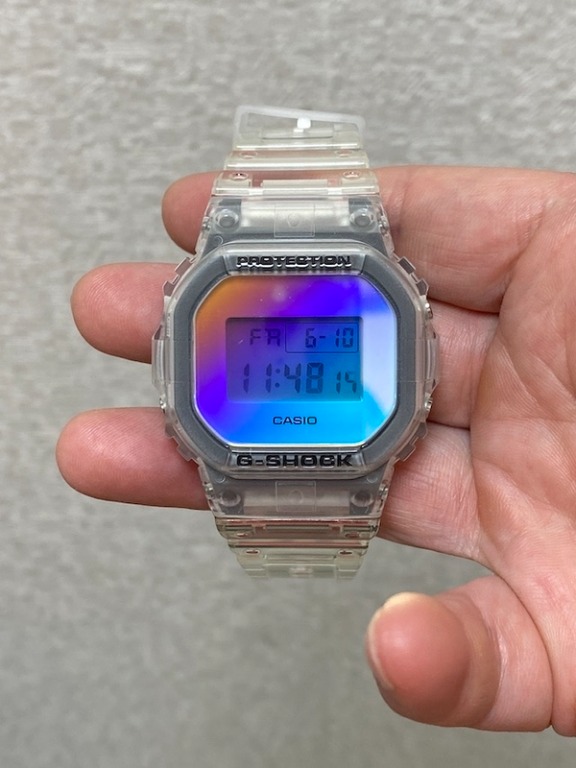 Casio iridescent watch shop