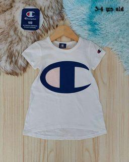 CHAMPION Kids Girls Top Shirt Dress