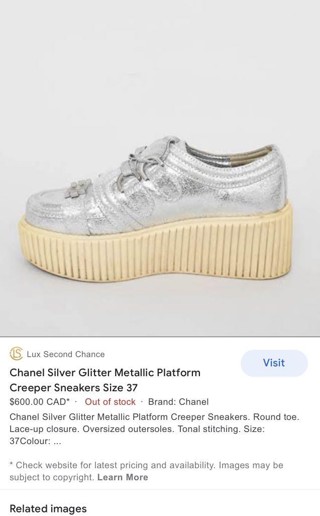 Chanel Platform Sneakers