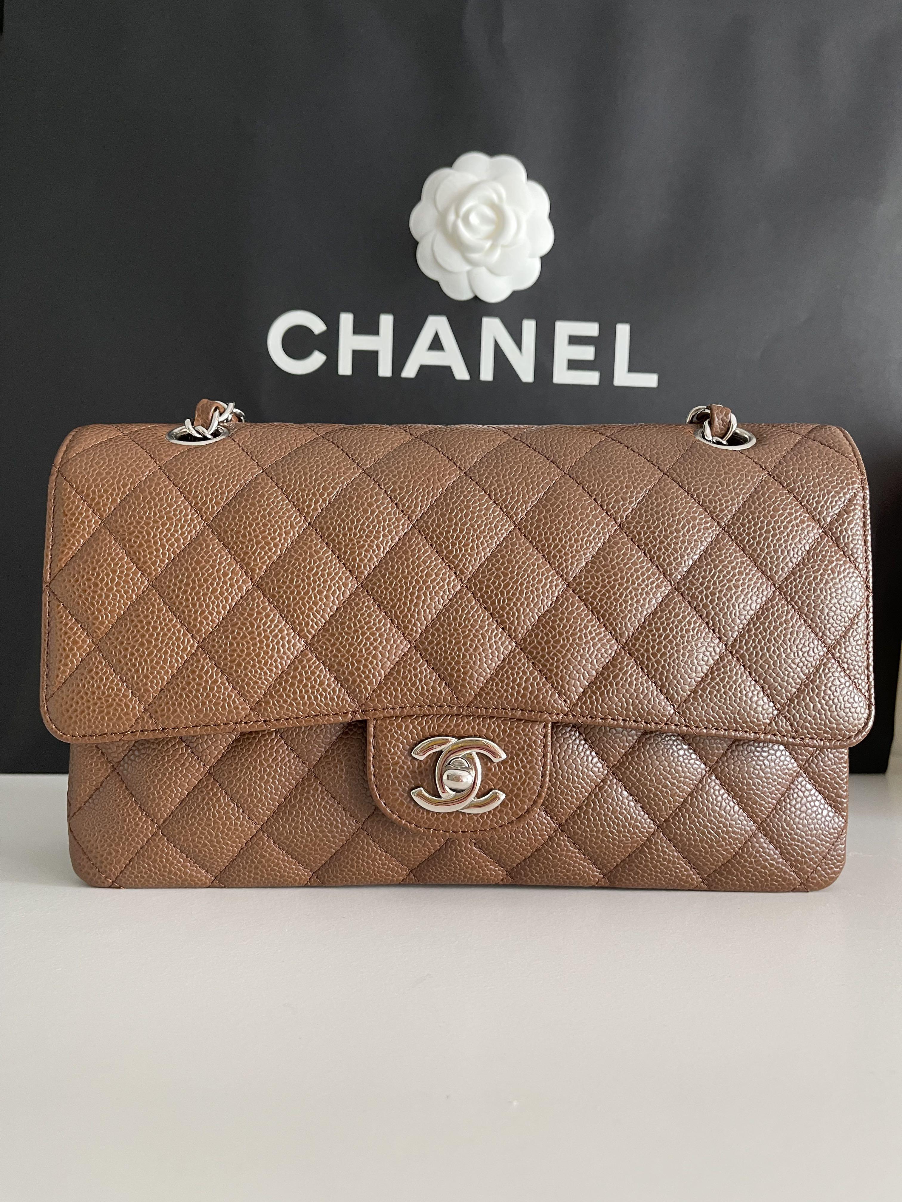 Chanel Classic Medium Beige 17C