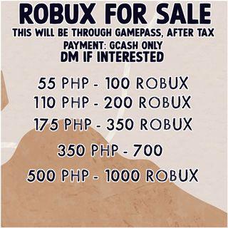 CHEAP DISCOUNTED ROBUX || ROBLOX COVERED TAX || GCASH
