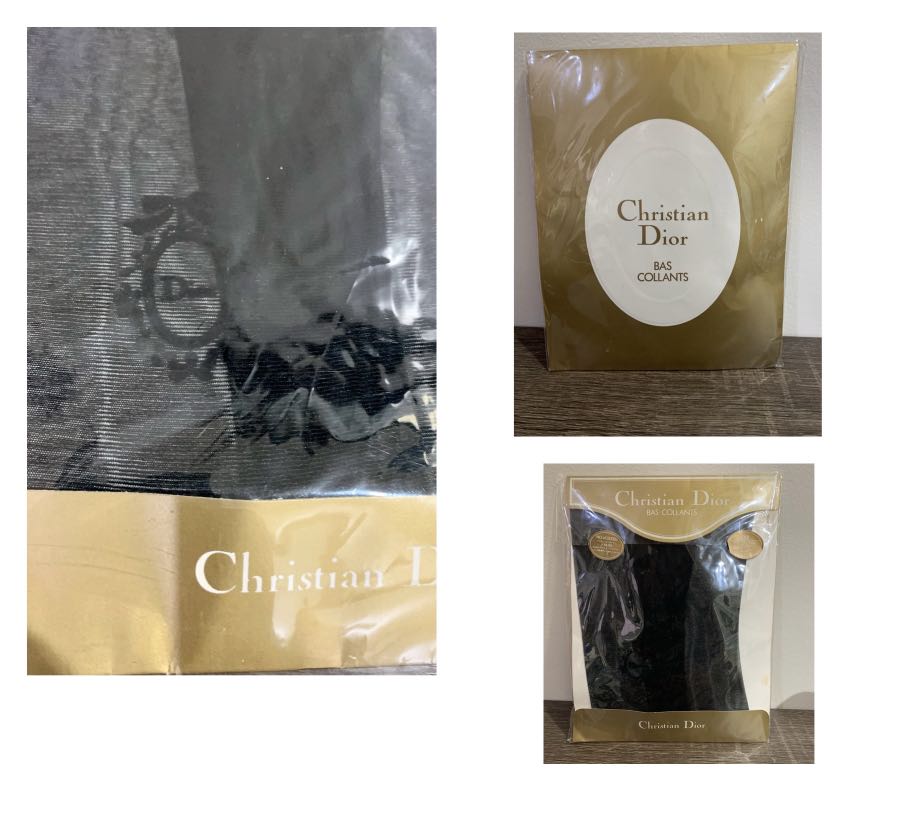 Christian Dior bas collants stockings with dior logo, Women's Fashion,  Undergarments  Loungewear on Carousell