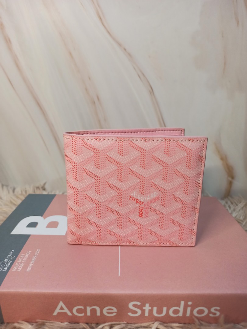 Leather wallet Goyard Pink in Leather - 35211078