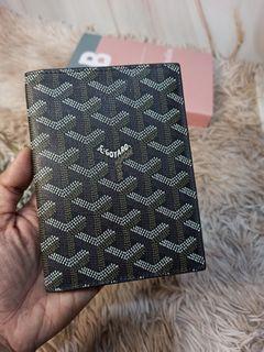 [COD] Goyard Passport Holder Black Classic Herringbone