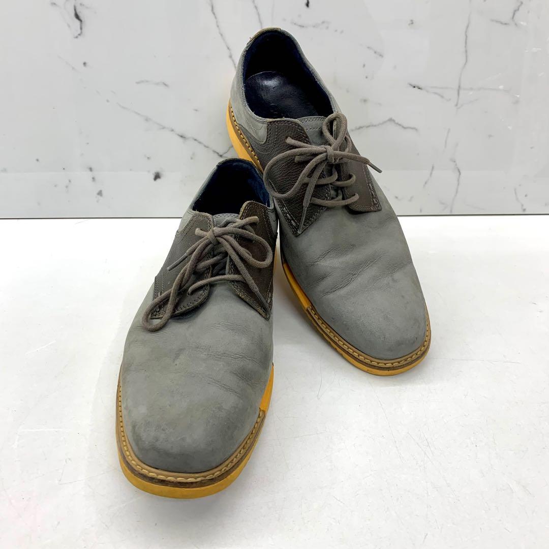 Mens grey cheap suede shoes