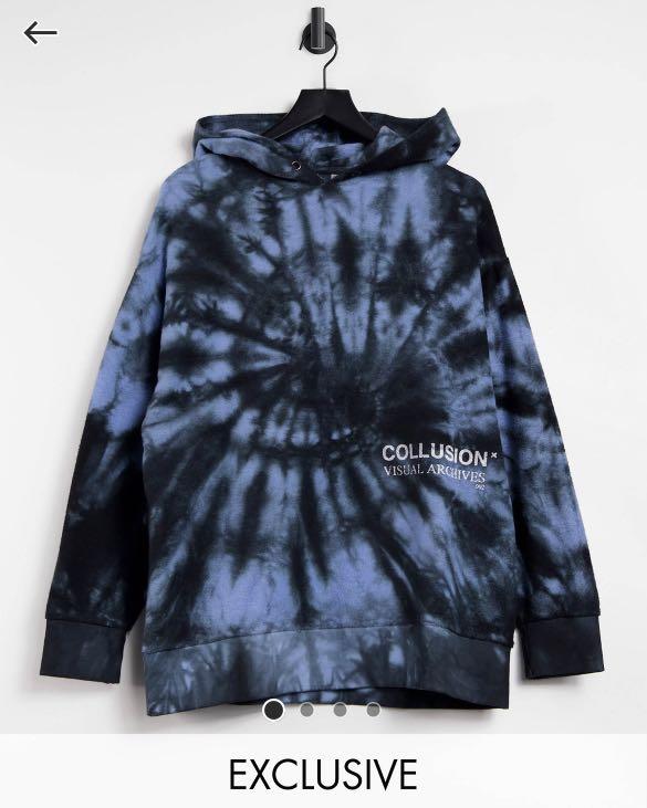 Collusion tie dye hoodie 2025