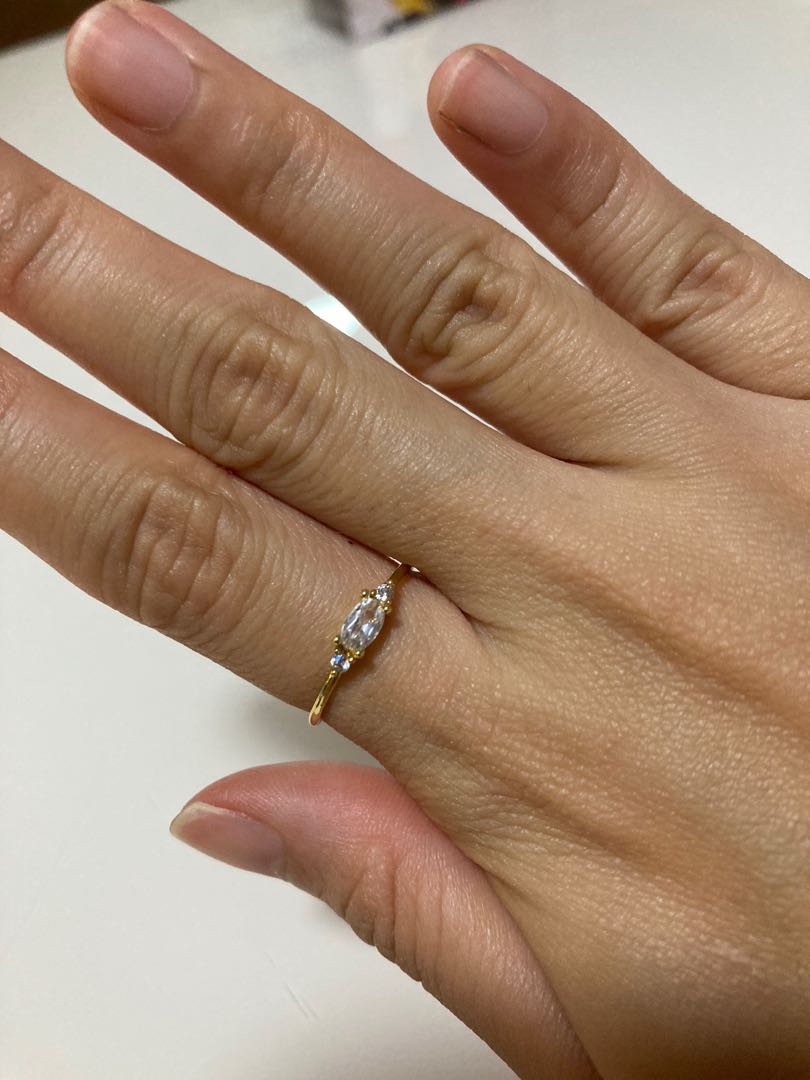 Dainty gold ring Women s Fashion Jewelry Organisers Rings on