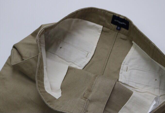 DESCENDANT DC-4-02/CHINO TROUSERS,size 03, 男裝, 褲&半截裙, 長褲
