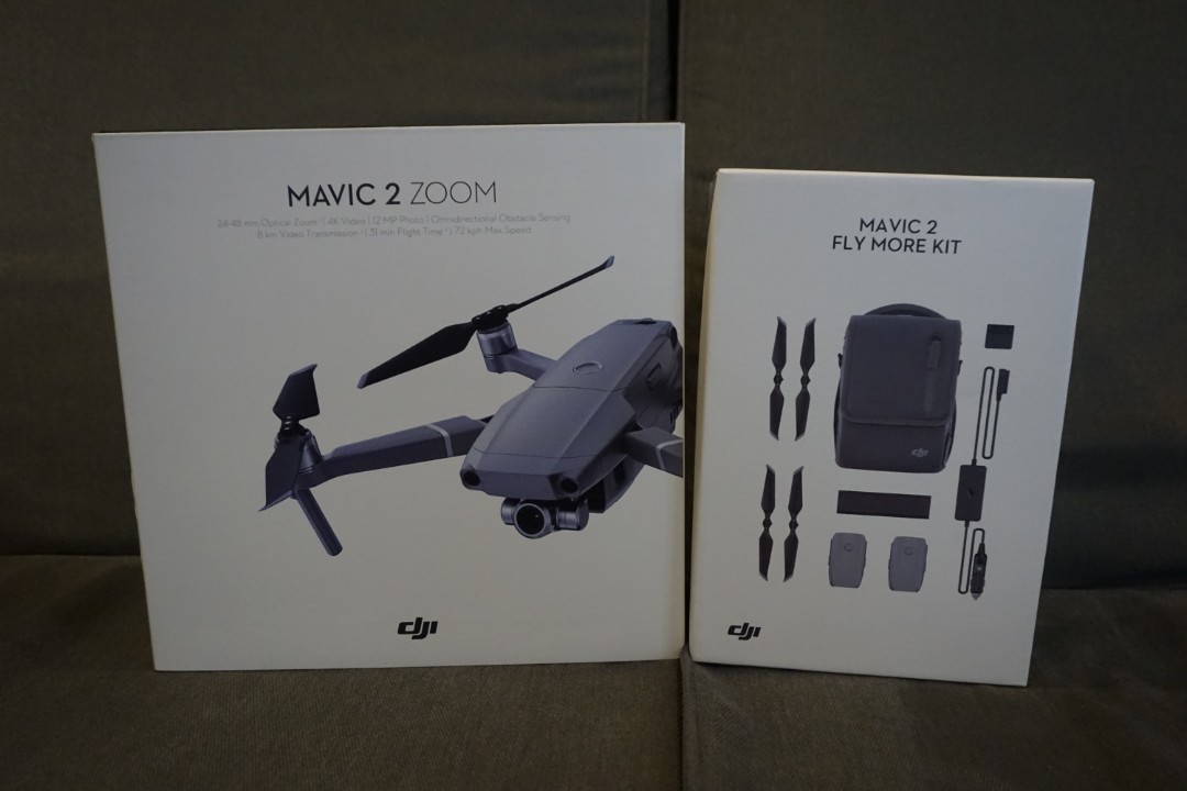 DJI Mavic 2 Zoom Fly More Combo FMC Complate Box Set Photography