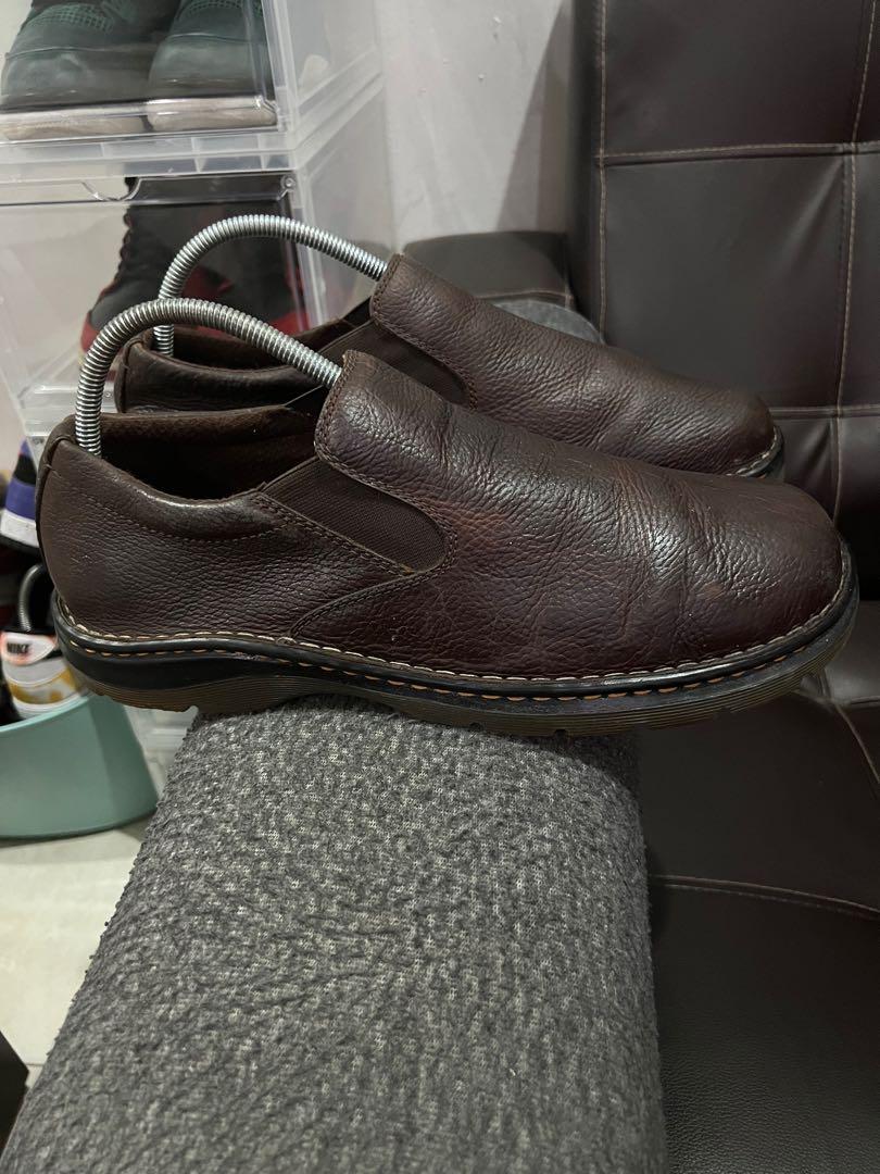 Dr Martens Bryce Brown Leather Slip On 12UK Men s Fashion