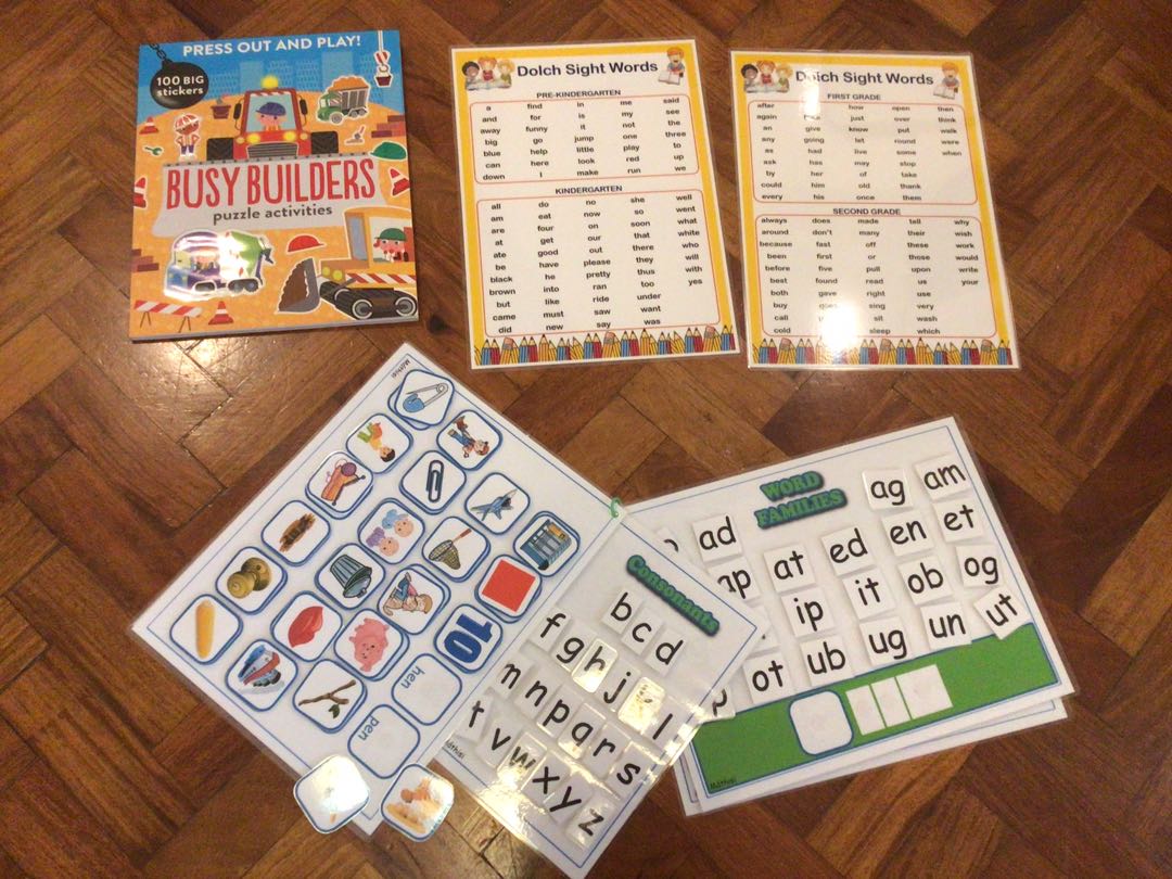 Educational Materials for Early Readers x Homeschool x Montessori