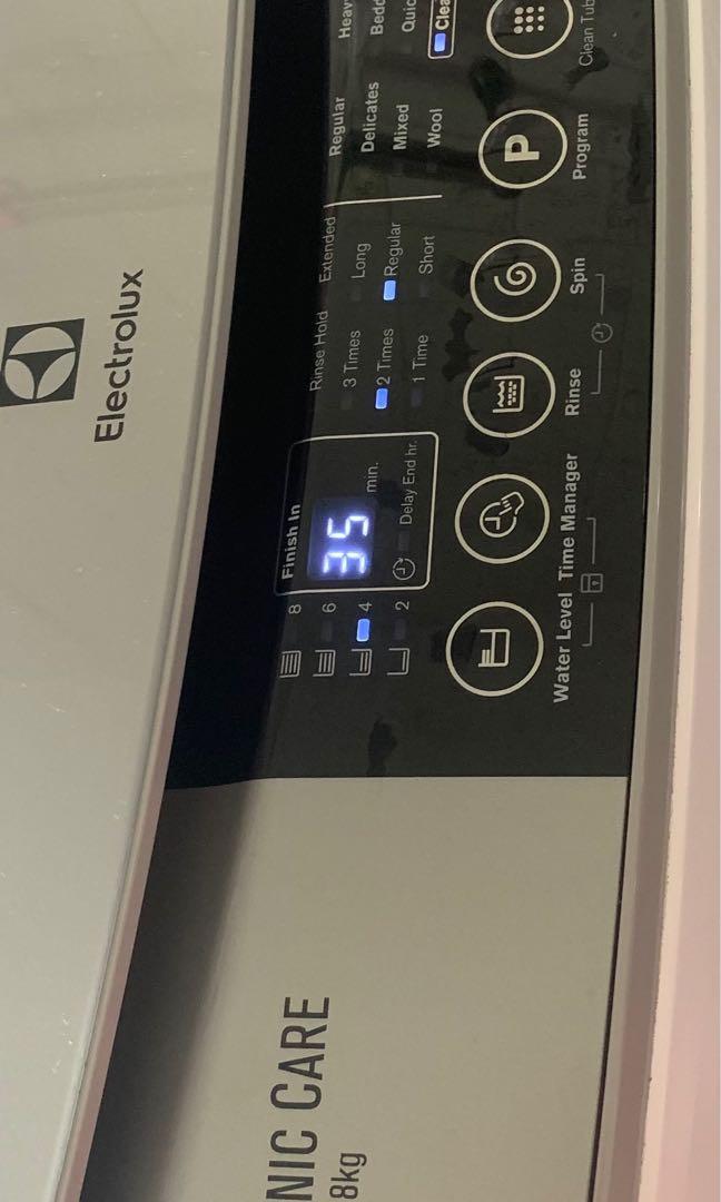 Electrolux Cyclonic Care 8kg, TV & Home Appliances, Washing Machines