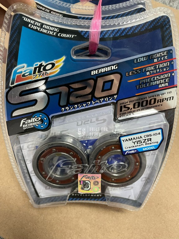 FAITO S720 FIBER CRANKSHAFT BEARING SET Y15 SNIPER150 MX KING150 SNIPER