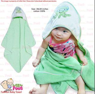 Fashion Baby hood towel 30x30 inches Fashion Baby brand